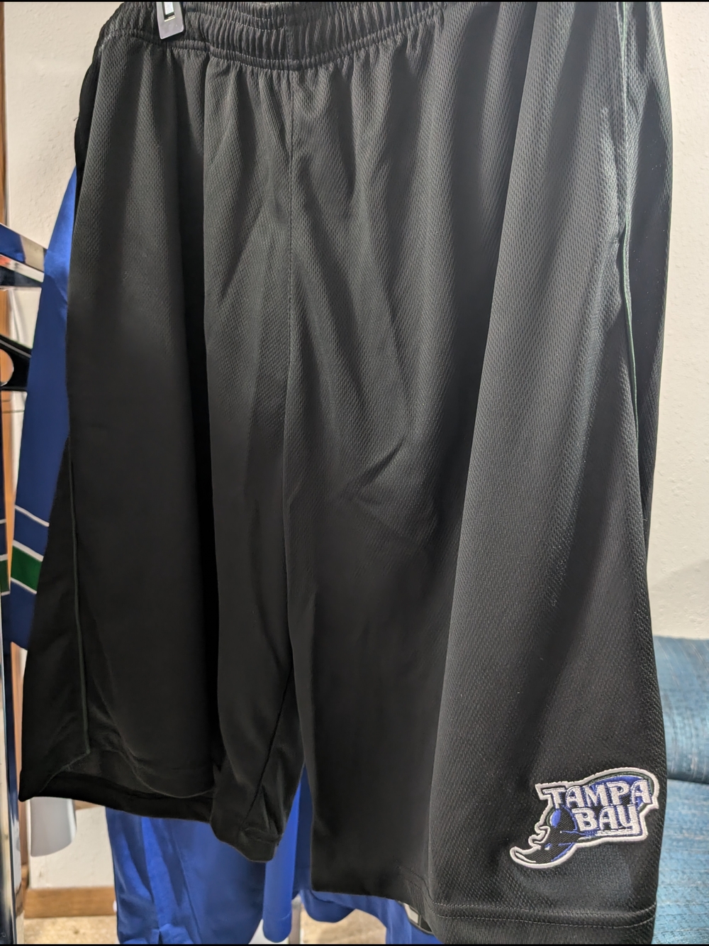 Fanatics Black Men's Athletic Shorts with Tampa Bay Patch